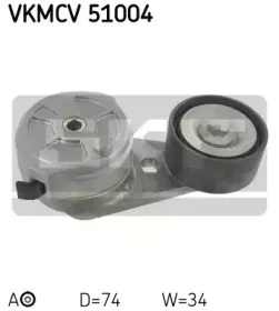 VKMCV 51004 SKF Натяжной ролик, поликлиновойремень